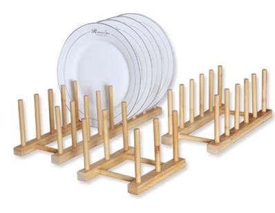 ディッシュラック 水切り キャンプ 用品 アウトドア キャプテンスタッグ 多機能皿収納棚家庭用キッチン竹木陳列展示置物棚食器皿皿アスファルト棚