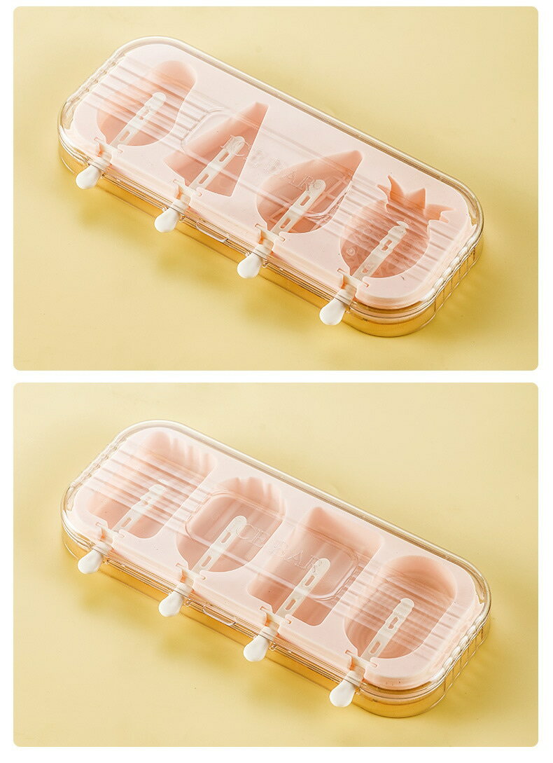 製氷皿 アイスポップモールド 個取 アイスキャンデー棒 枚付き 製氷道具 DIYモールド アイ アイスキャンディー 型 スキャンディー 型 製氷ツール シリコン製 ふた付き アイスキャンデー金型