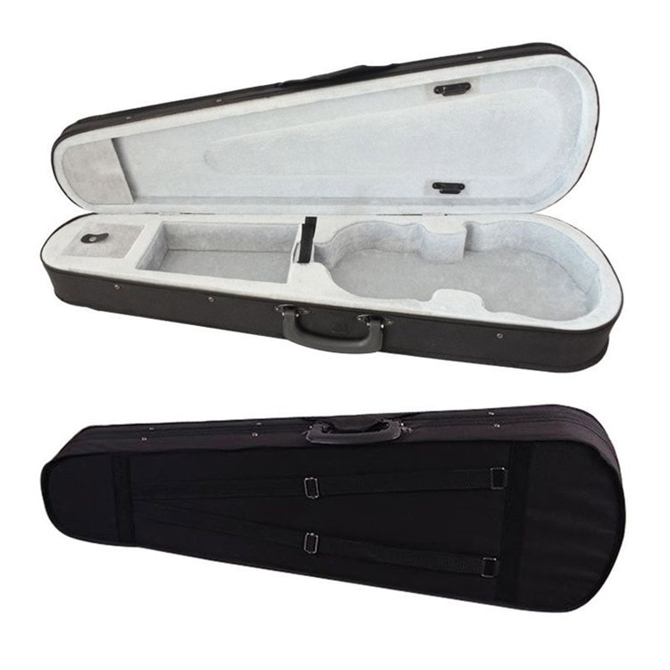 軽量 バイオリンケース / / / バイオリン三角形ハードケース ベルベット 弓ホルダー 音楽スクールバッグ カラーランダムで発送
