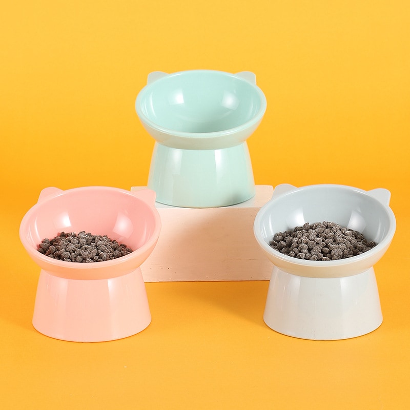 ペットボウル 猫 食器 フードボウル プラスチック 脚付 高さがある ペット用食器 猫 犬 小型犬用 おし..