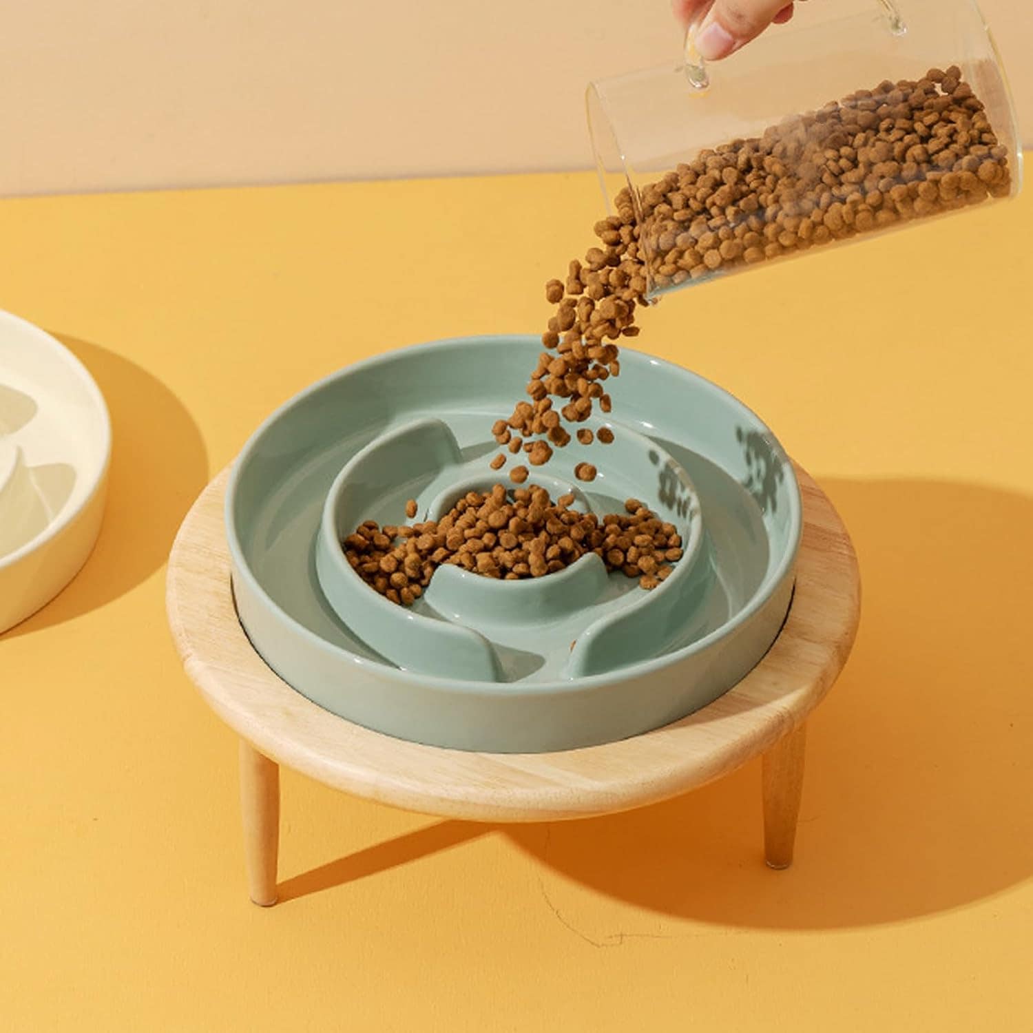 ペット食器 直径 . cm cm選べる スロウフィーダーボウル 飲み込み防止 早食い防止 吐き戻し防止 スタン..