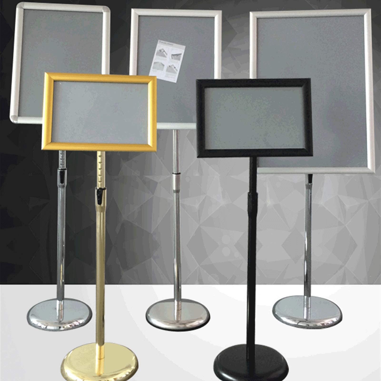 掲示板 案内板 ポスターディスプレイスタンド 看板ステンレス鋼A ブランドディスプレイスタンドホテル..