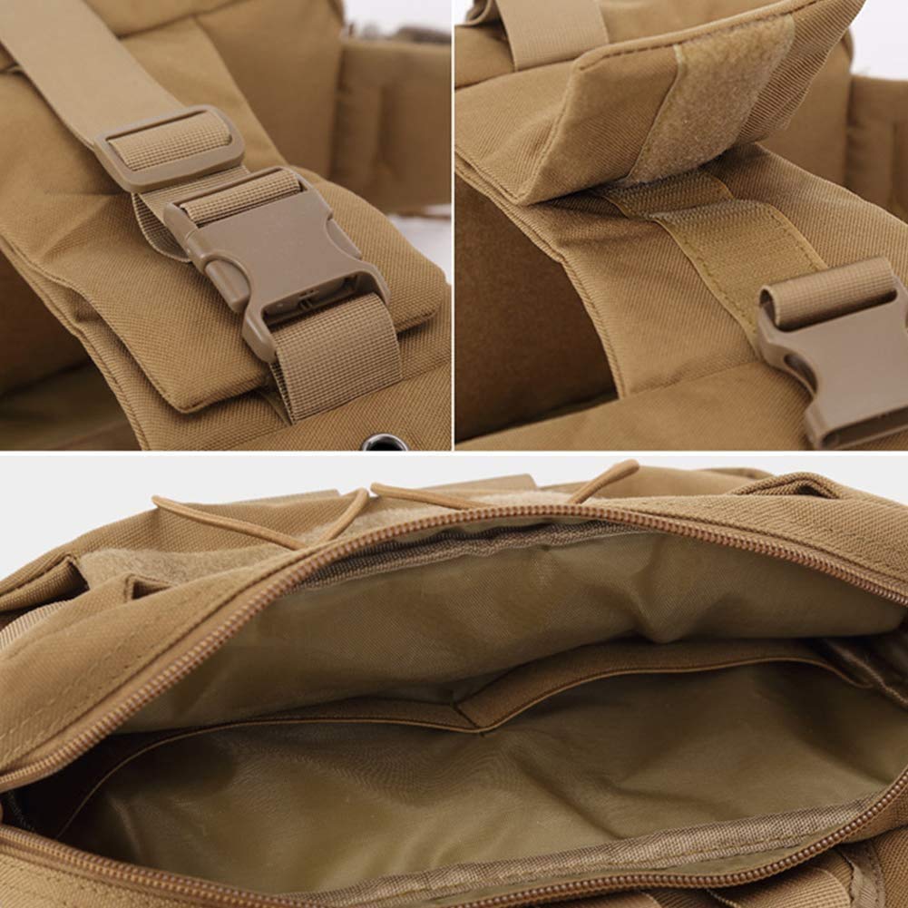 さかもとストアの犬用パック 犬用サドルバッグ バックパック タクティカルドッグハーネスベスト 引っ張らない 調整可能なハンドル付き 旅行 キャンプ ハイキング 容量のあるサイドポケット2つ付き (Color : Green)｜アングル2