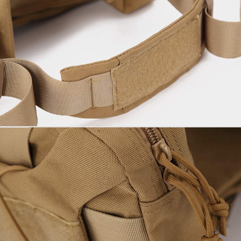 さかもとストアの犬用パック 犬用サドルバッグ バックパック タクティカルドッグハーネスベスト 引っ張らない 調整可能なハンドル付き 旅行 キャンプ ハイキング 容量のあるサイドポケット2つ付き (Color : Green)｜アングル3