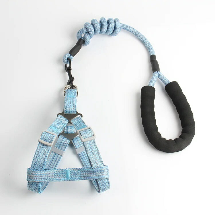 犬 ハーネスリードセット 小型犬中型犬大型犬 おしゃれな用かわいい 首輪リード 丈夫な太いロープ