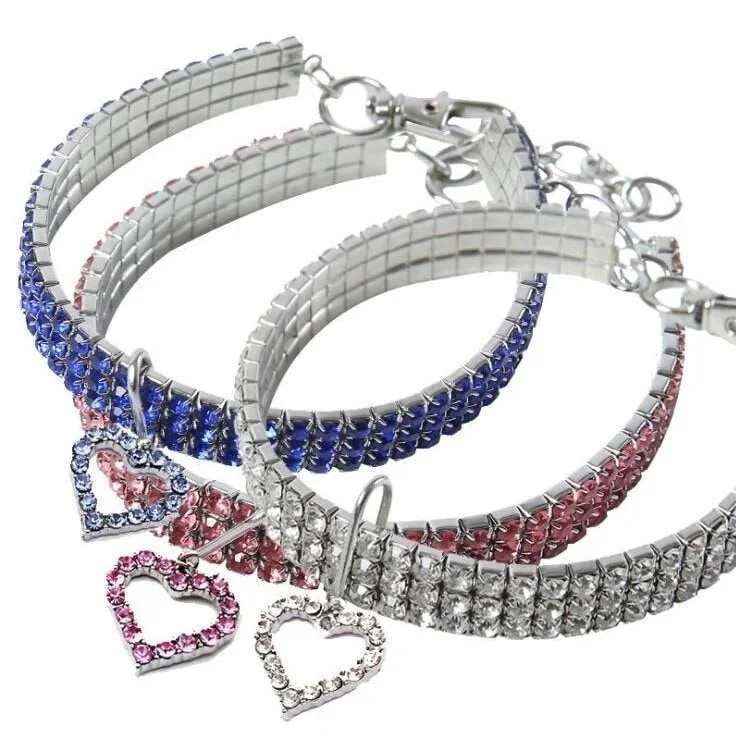 犬 かわいい 犬の首輪 キラキラ カワ ネコの首輪 首輪 くびわ り 犬首輪 いぬ ネコ 軽い