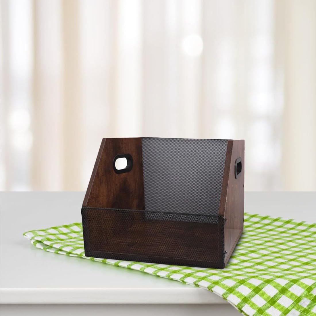 レコード収納ボックス ビニールレコードプレーヤースタンド レコード収納ラック 本棚 寝室に最適 木製 ビニールレコード収納ボックス デスクトップ デスクトップレコード収納ボックス レトロ カントリースタイル CD ビニールレコードラック