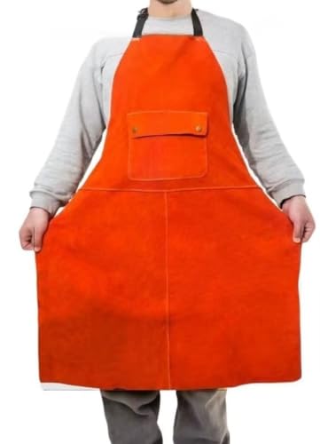 [] 溶接エプロン オーバーオール 電気溶接防護服 オールインワン 全牛革溶接防護服 防護具 防炎防炎 耐..