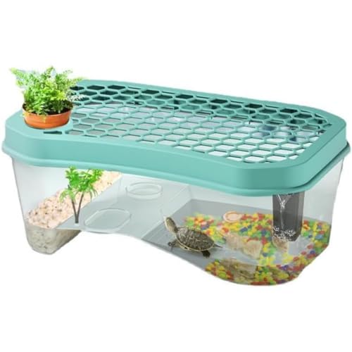 カメ用水槽 大きい カメ 水槽 亀の水槽 40CM 60CM 73CM亀 飼育ケース ボックス タートルタンク 日向ぼ..