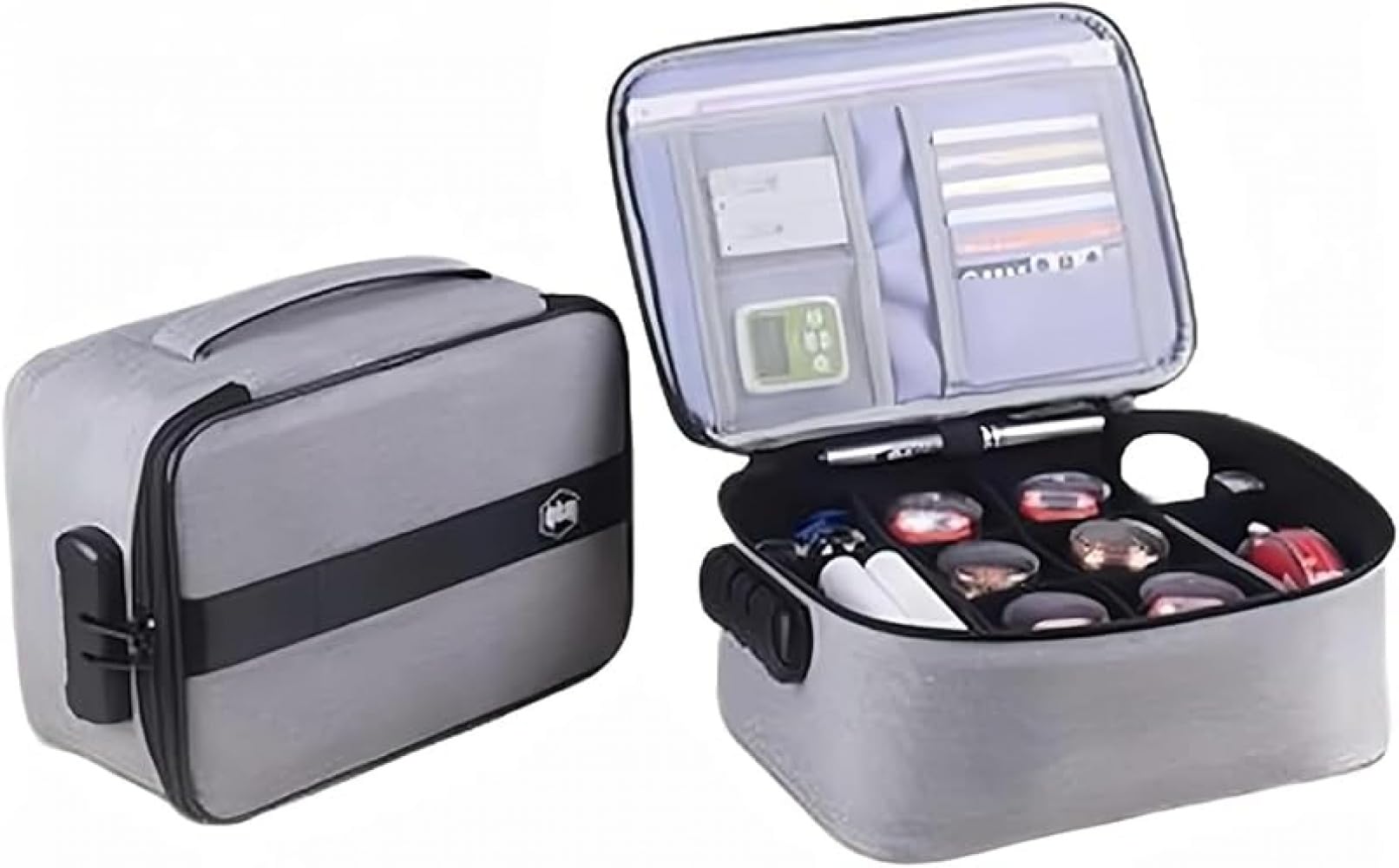 ホーム＆キッチン/収納用品/収納ケース・ボックス| 多目的収納ケース 透明 PP 素材 スタック可能 蓋付..