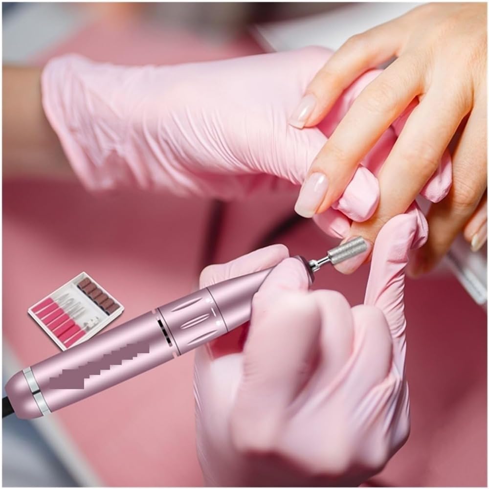 SIzlaho 電動ネイルグラインダー 電気充電式 RPM ネイルドリル、アクリル/ジェルネイル用ポータブルネ..