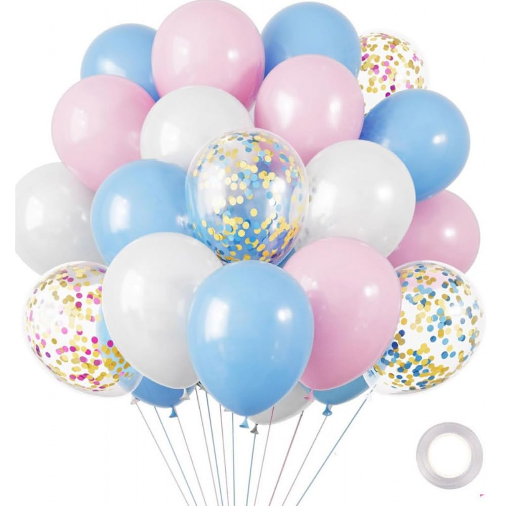 SIzlaho バルーン高級セット 誕生日バルーン メタルスパンコールバルーンセット パーティーデコレーシ..