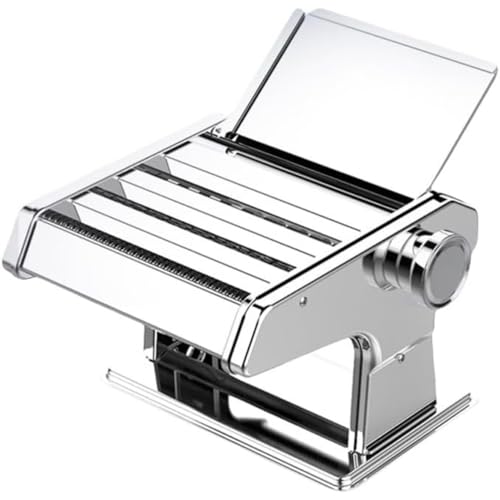 Guyyeltパスタマシン 水洗える 製麺機 家庭用 そば打ち機 ヌードルメーカー ステンレス製 手動 分離式 ..