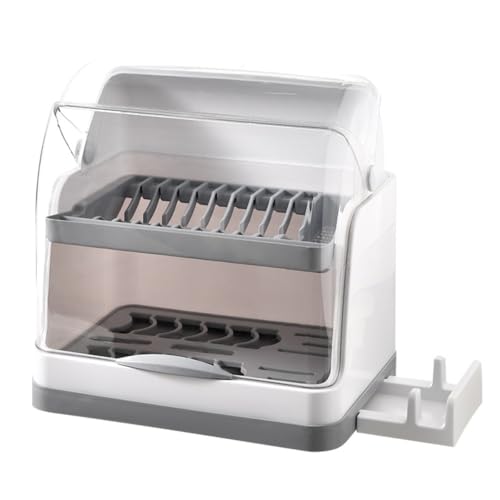 水切りラック 食器棚 食器乾燥機 ディッシュスタンド 食器 収納 皿立て 乾燥ラック プラスチック キッ..