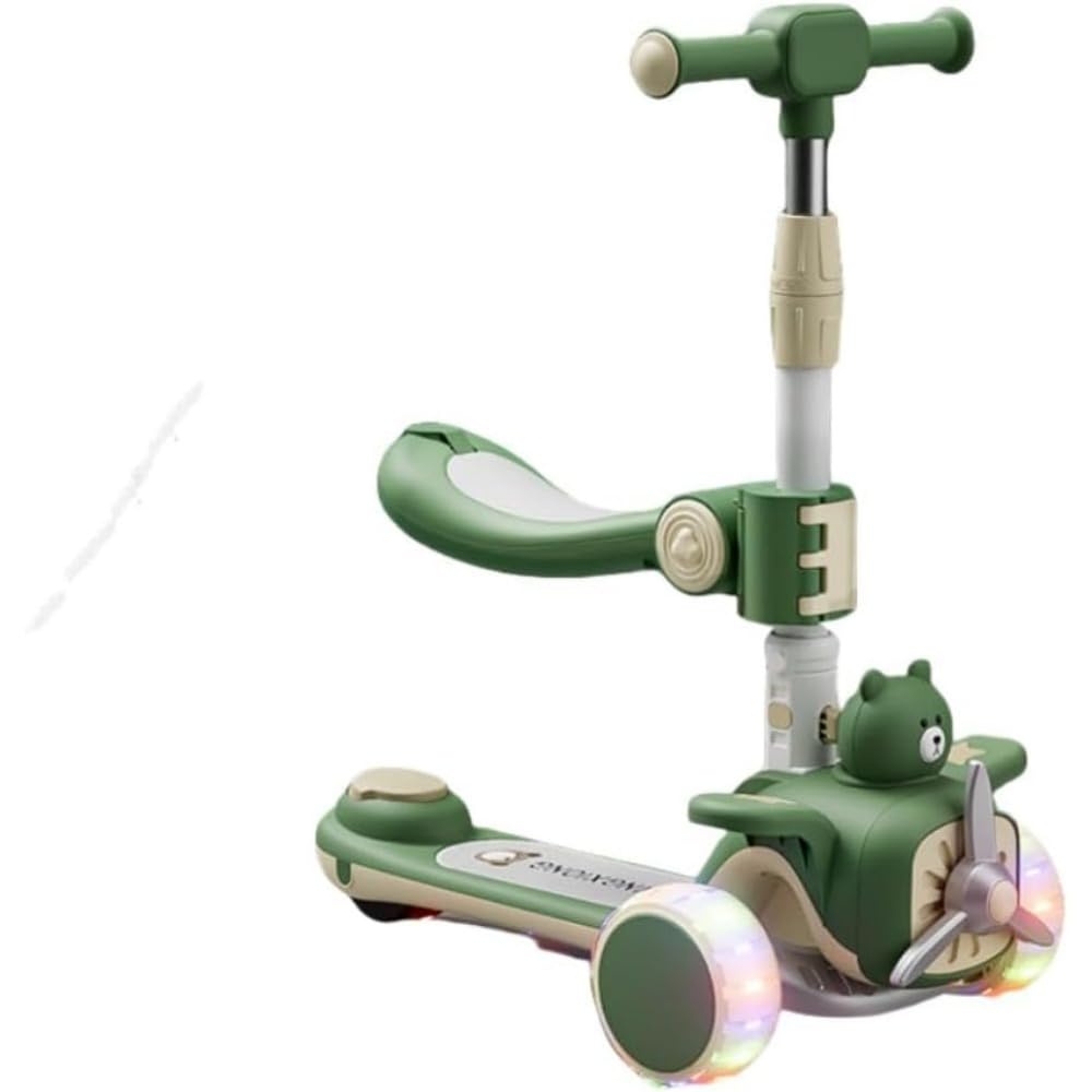 キックスクーター 子供用 キックボード 折りたたみ式 高さ調整 3輪 光るタイヤ 軽量で頑丈 持ち運び便..