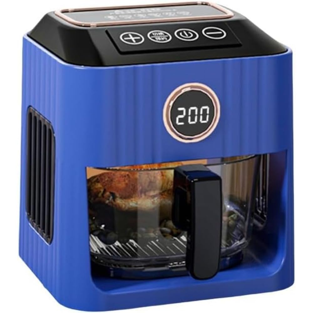 Guyyelt ノンフライヤー エアフライヤー 大容量 油なし揚げ物 3D 熱風循環 温度調整 タッチスクリーン ..