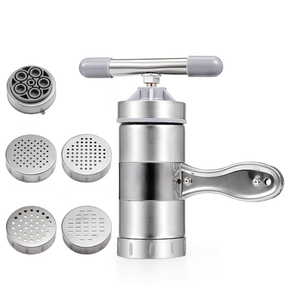 Guyyelt ハンドヘルドパスタマシン 手動式製麺機 麺プレス機自動パスタマシンメーカー家庭用DIYパスタ..