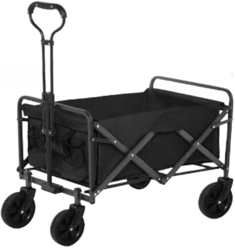 屋外折りたたみキャンピングカー、キャンピングカーカート、ピクニックカート、ポータブル外出、キャンプハンドプル ポールカートレー..