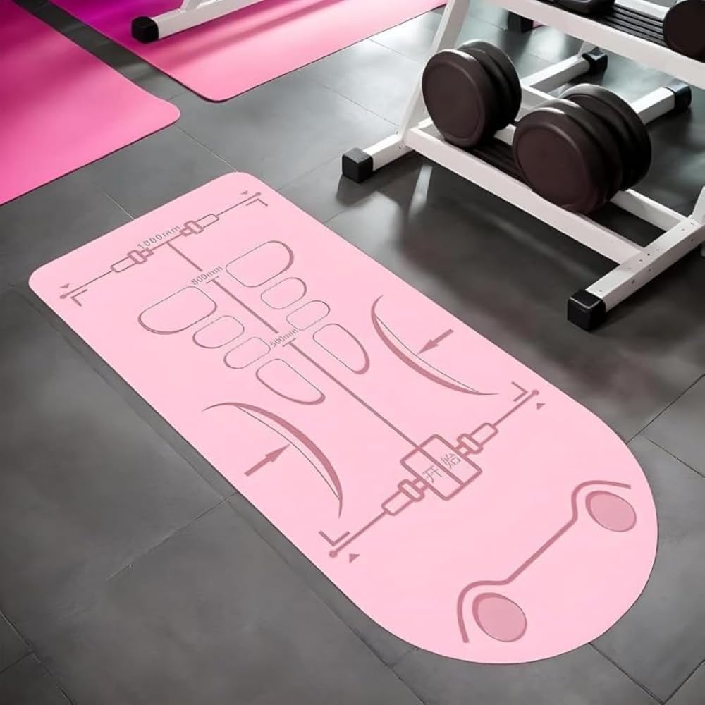 家庭用エクササイズマット、腹筋ローラーマット | エクストラロングヨガマットノンスリップ 遮音膝マット、屋内ホームジム用屋内関節プロテクターパッド、男性女性