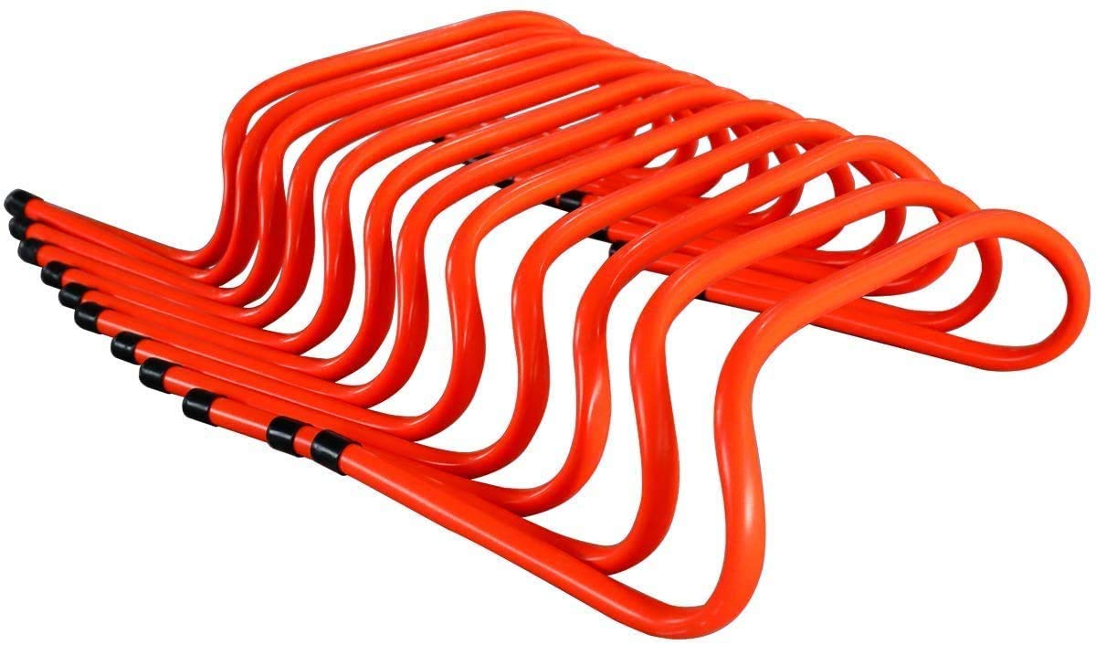 Yaesport トレーニングハードル 12個セット ミニハードル スピード・敏捷性強化 軽量 持ち運び便利