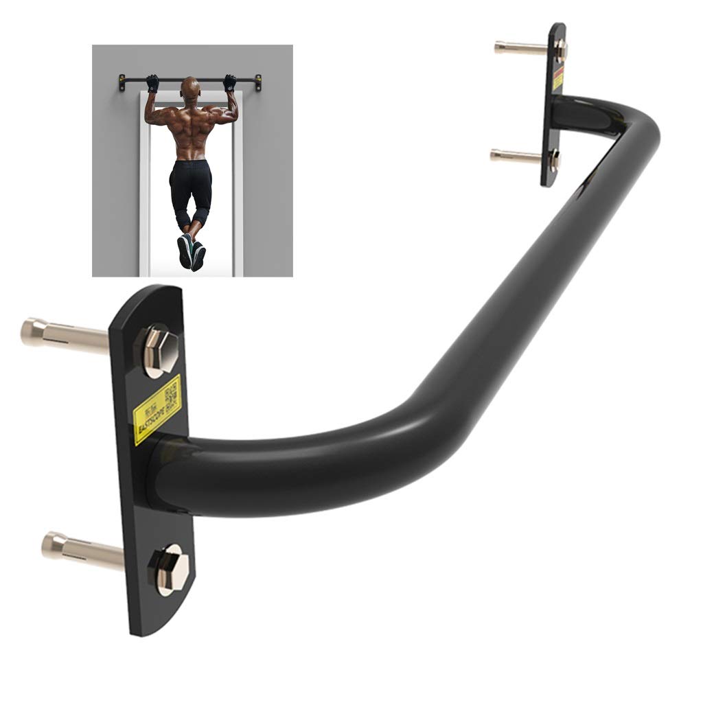 プッシュアップバー 鋼鉄壁に取り付けられた懸垂バー、懸垂器具、家のドアフレームのプルアップバー、..