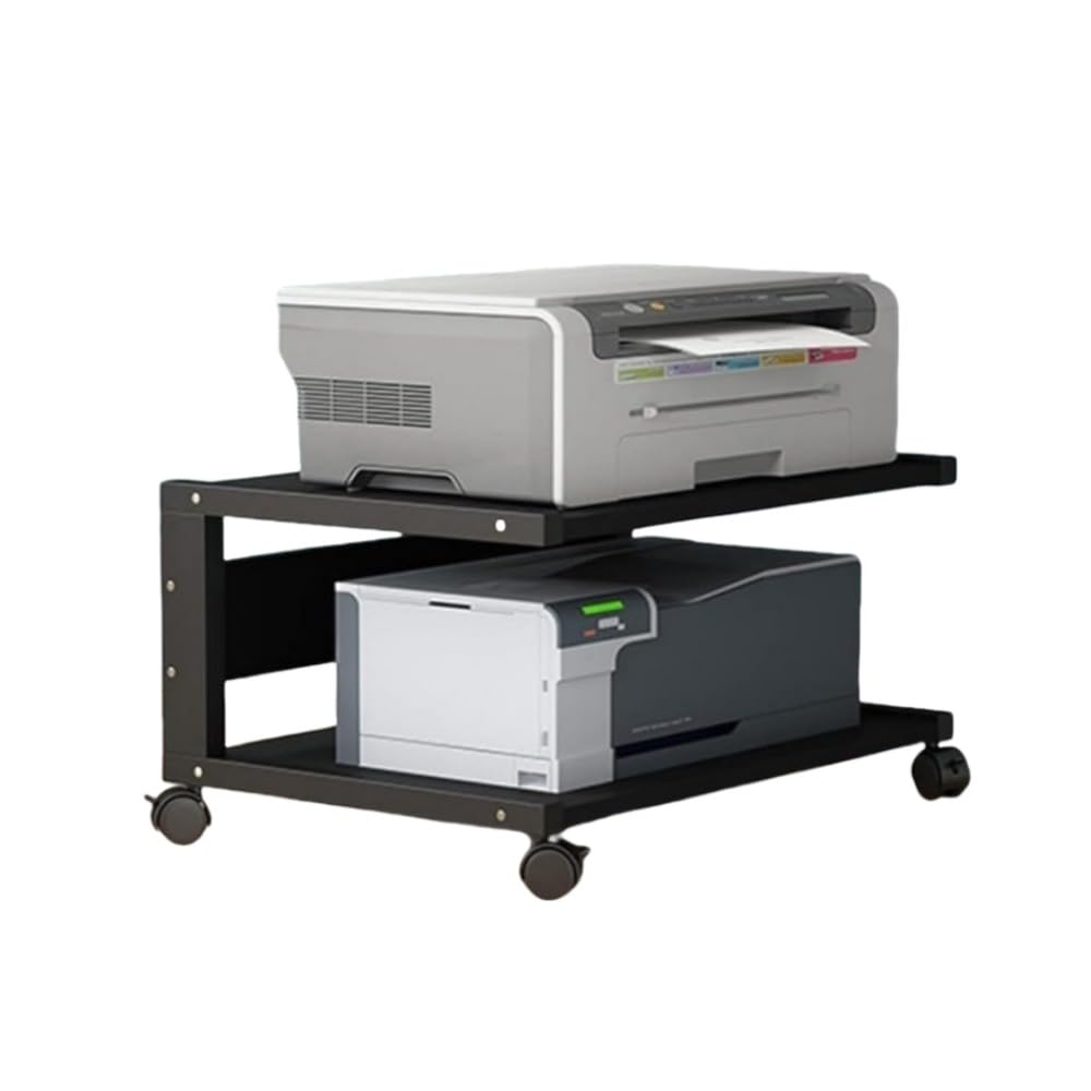 プリンターラック プリンター台 プリンタースタンド デスク下プリンタースタンドローリングプリンター..