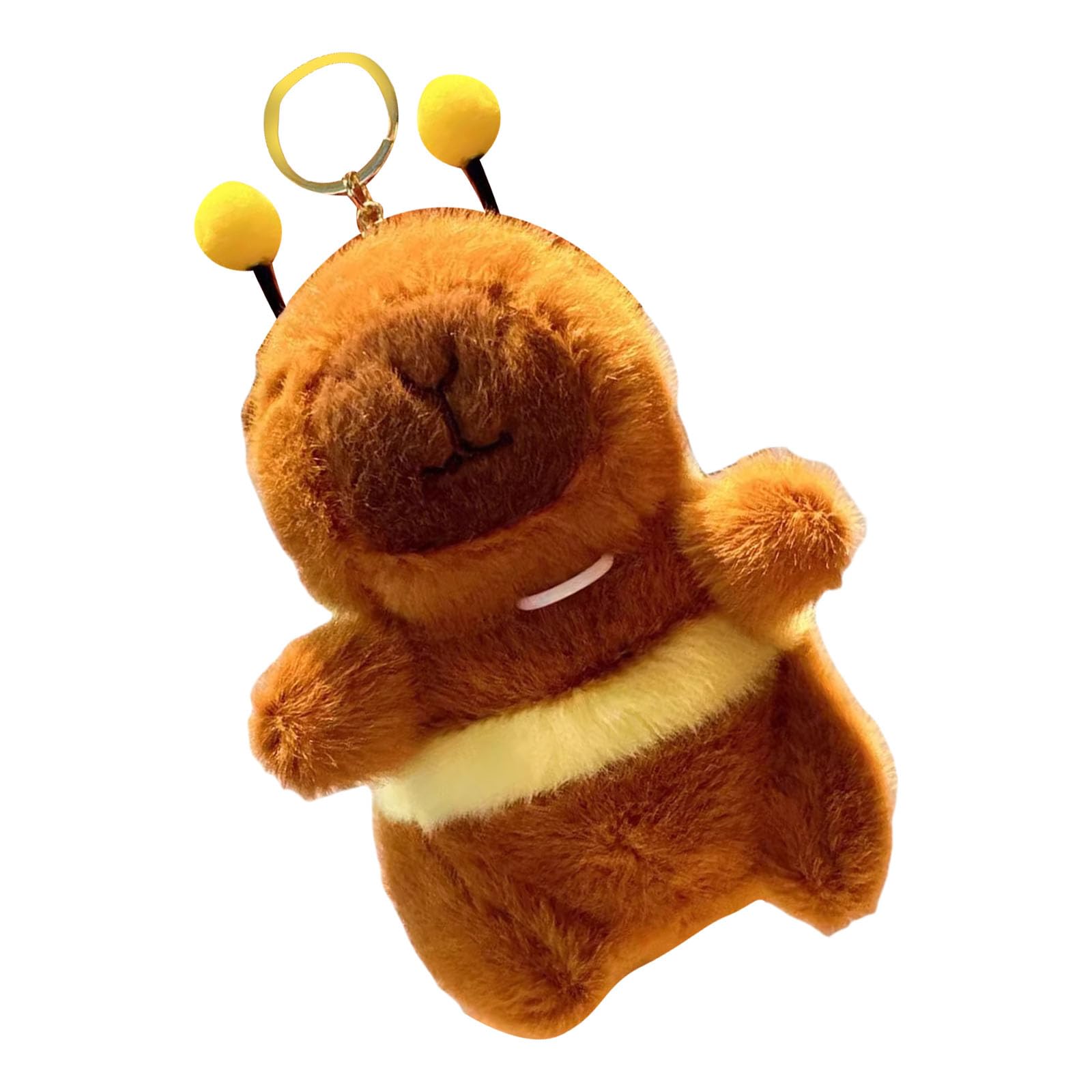 [HEMLBOYW] Capybaras Wing Vibrations頑丈な素材から作られたキーチェーンポータブルキーチャームパーティーやギフトに最適