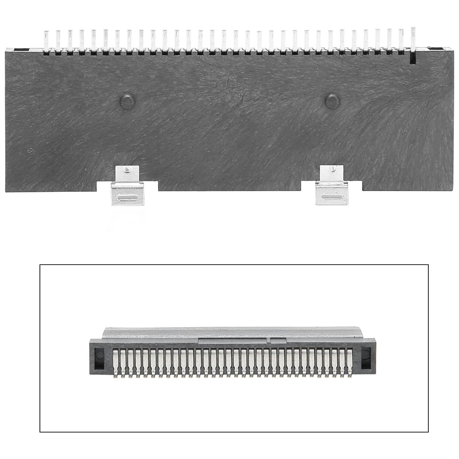 楽天さかもとストア32ピンカートリッジカードリーダースロット、ゲームカートリッジスロット、DS NDSL GBAコンソール用の修理アクセサリパーツ、取り付けが簡単*2個 （シルバー*2） [並行輸入品]