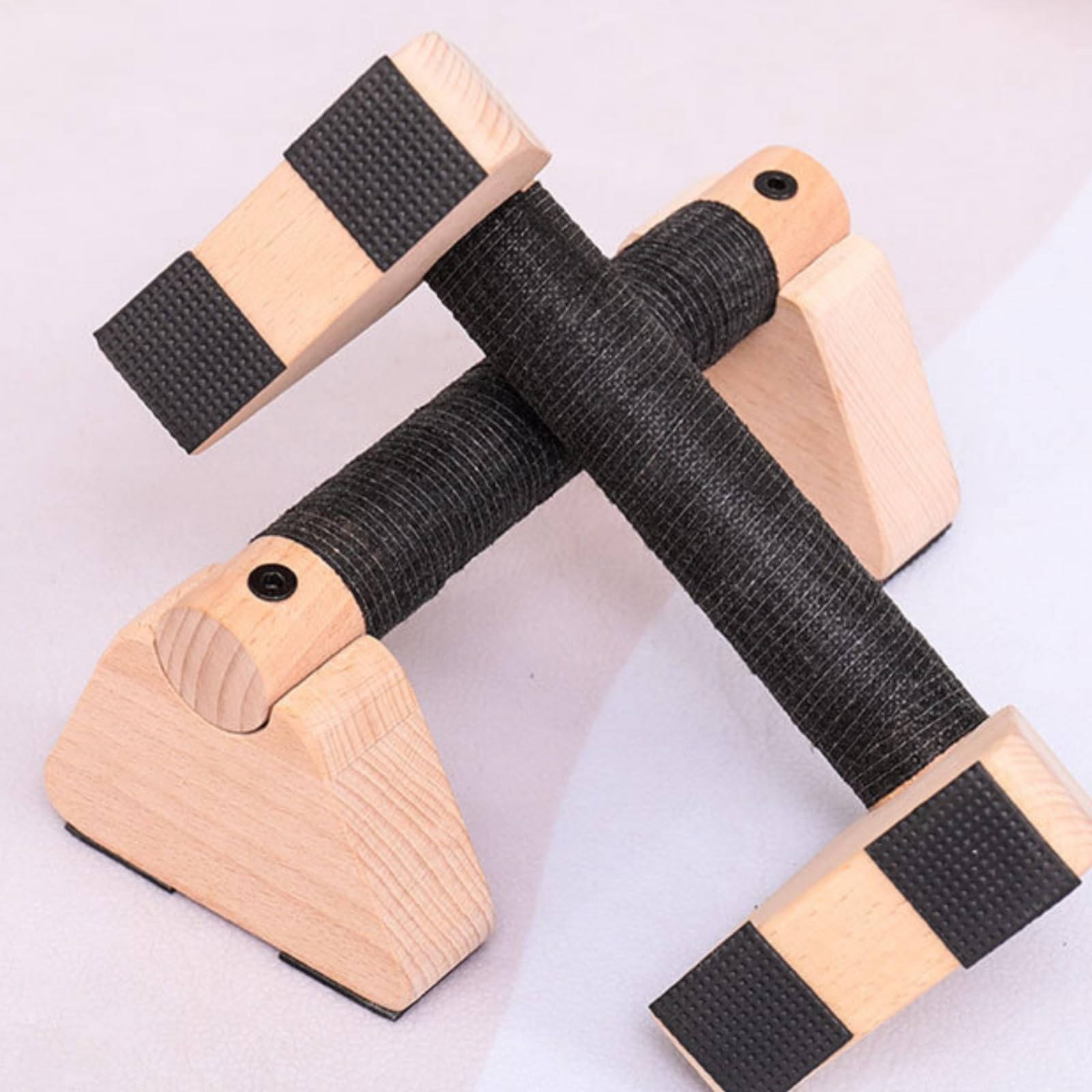 体操器具 逆立ちトレーニング用 プッシュアップバー 体操バー - 逆立ちブロックと腕立て伏せハンドル *..