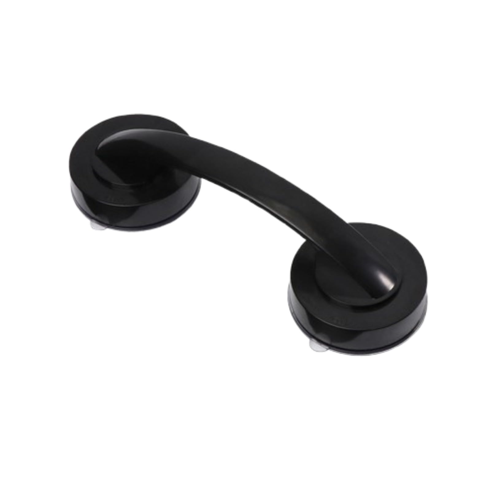 吸盤バスルーム手すり、引き戸、冷蔵庫のマーキングハンドル、安全ハンドレールサポート、スキッドなし-ハンディキャップ、高齢者、怪我、シニアアシストハンドル、白 パンチフリーハンドルガラスドアワードローブキャビネットスライドドアハンドルトイレ蓋ドア (M,ブラク)