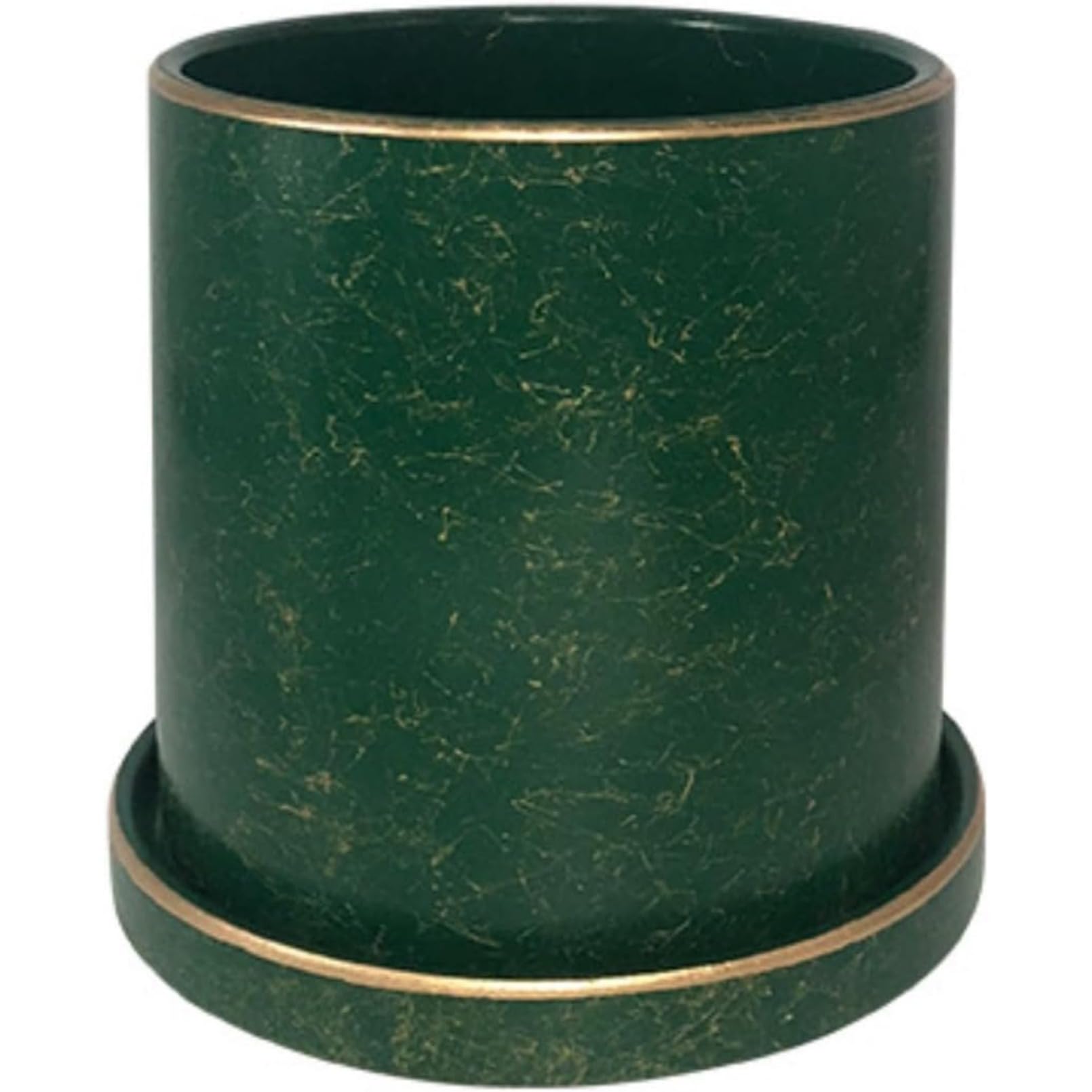 鉢 植木鉢 おしゃれ 陶器 鉢カバー 鉢底石 ゴールド プランター 受け皿付き 底穴 鉢底ネット付 観葉植..