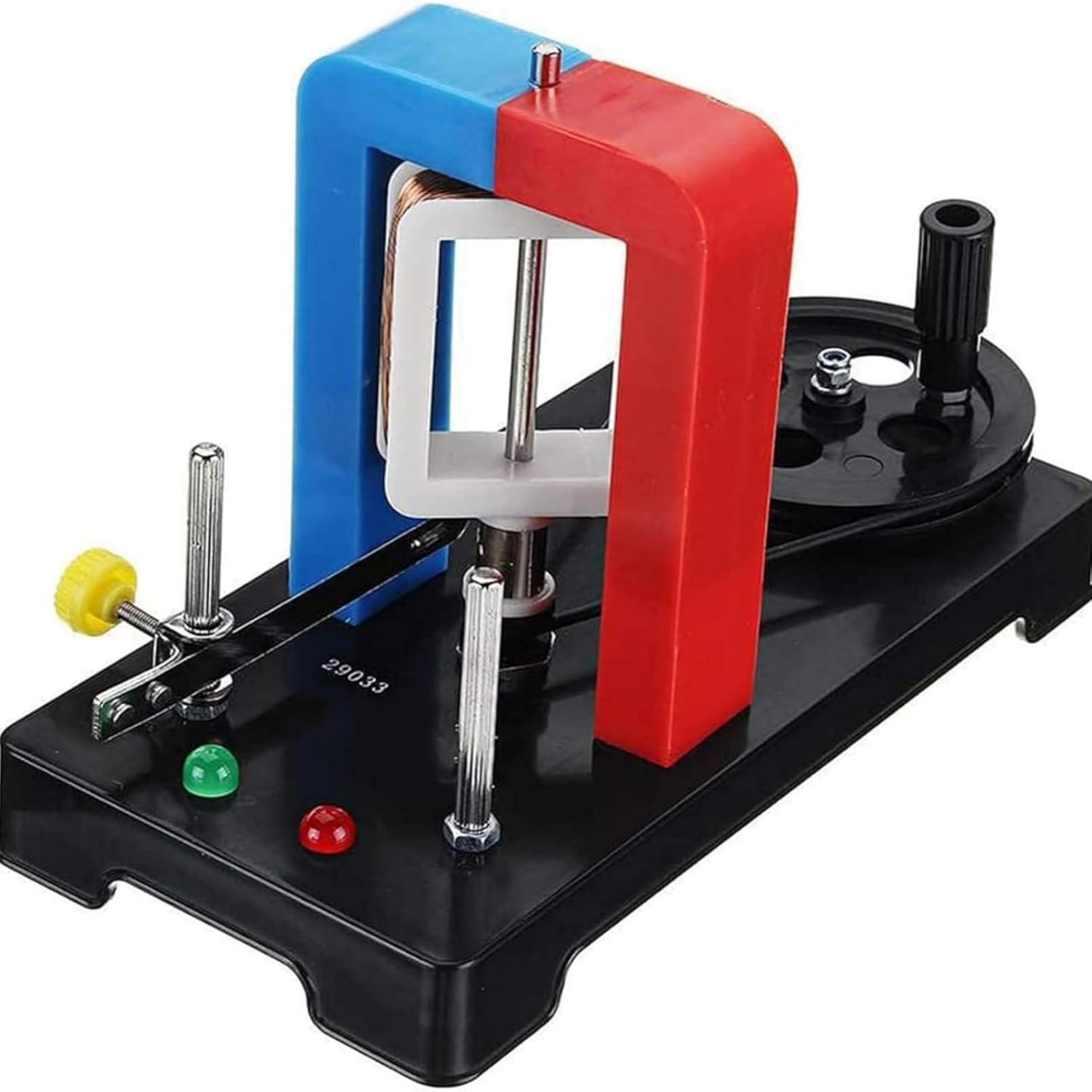 ハンドエレクトリック発電機モデルAC-DCハンドジェネレータDC AC ACデュアル電流体育実験玩具電気教育..