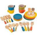 木製 ままごとセット 調理器具 食器セット 木のおもちゃ プレート 皿 スプーン おままごと お皿 子供用 キッチンごっこロールプレイおもちゃ お茶会 ティーセ...