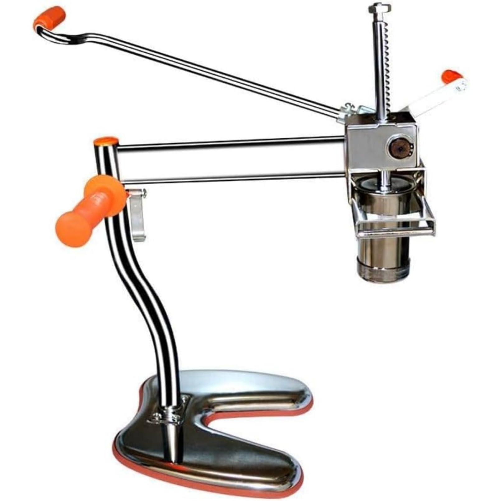 手動パスタマシン プロ仕様｜7 種麺金型付 ステンレス製 コンパクト設計｜家庭・業務用 取外し式ハンド..