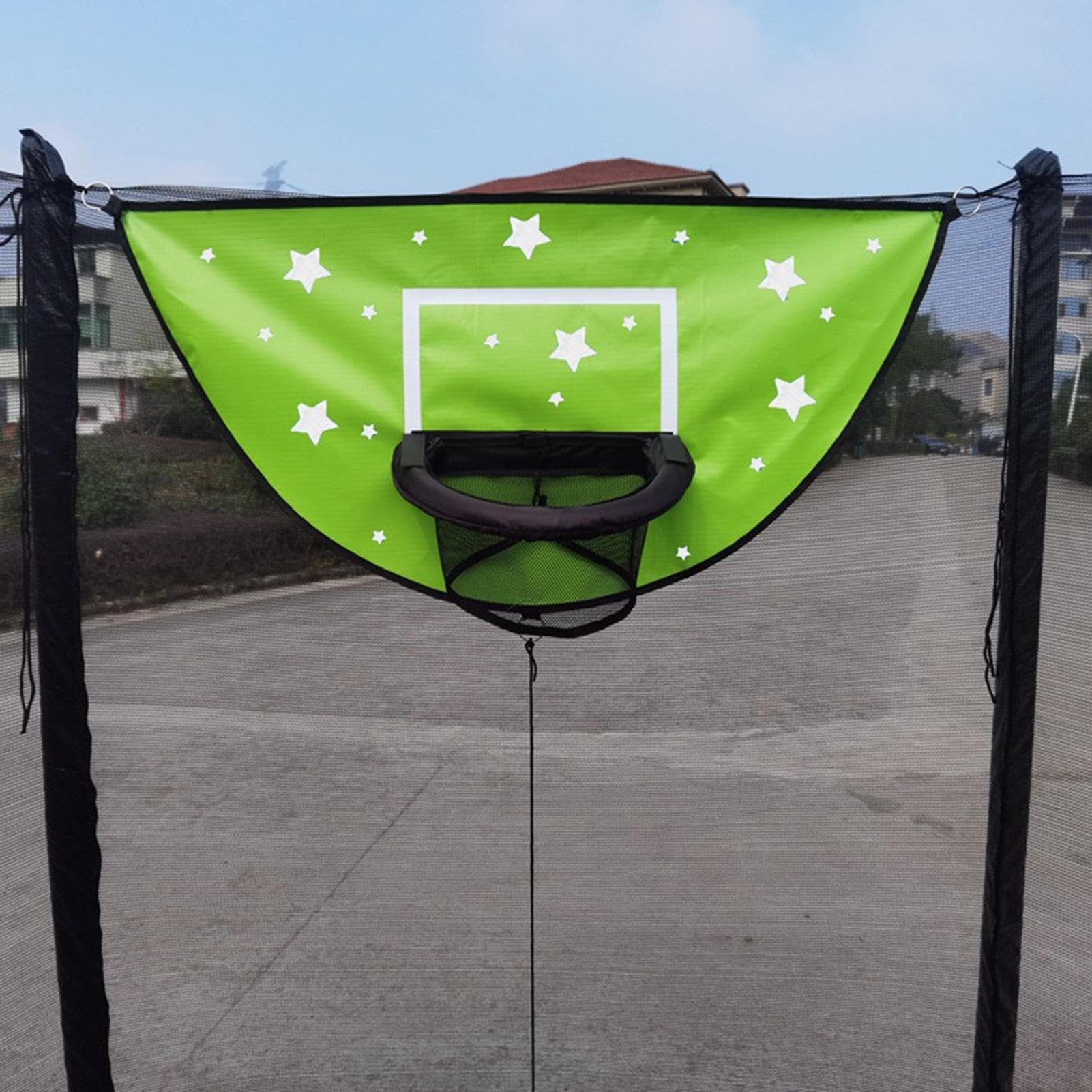 トランポリンバスケットボールフープウォータープルーフダンクリング、子供向けのソフトエッジを備えた..