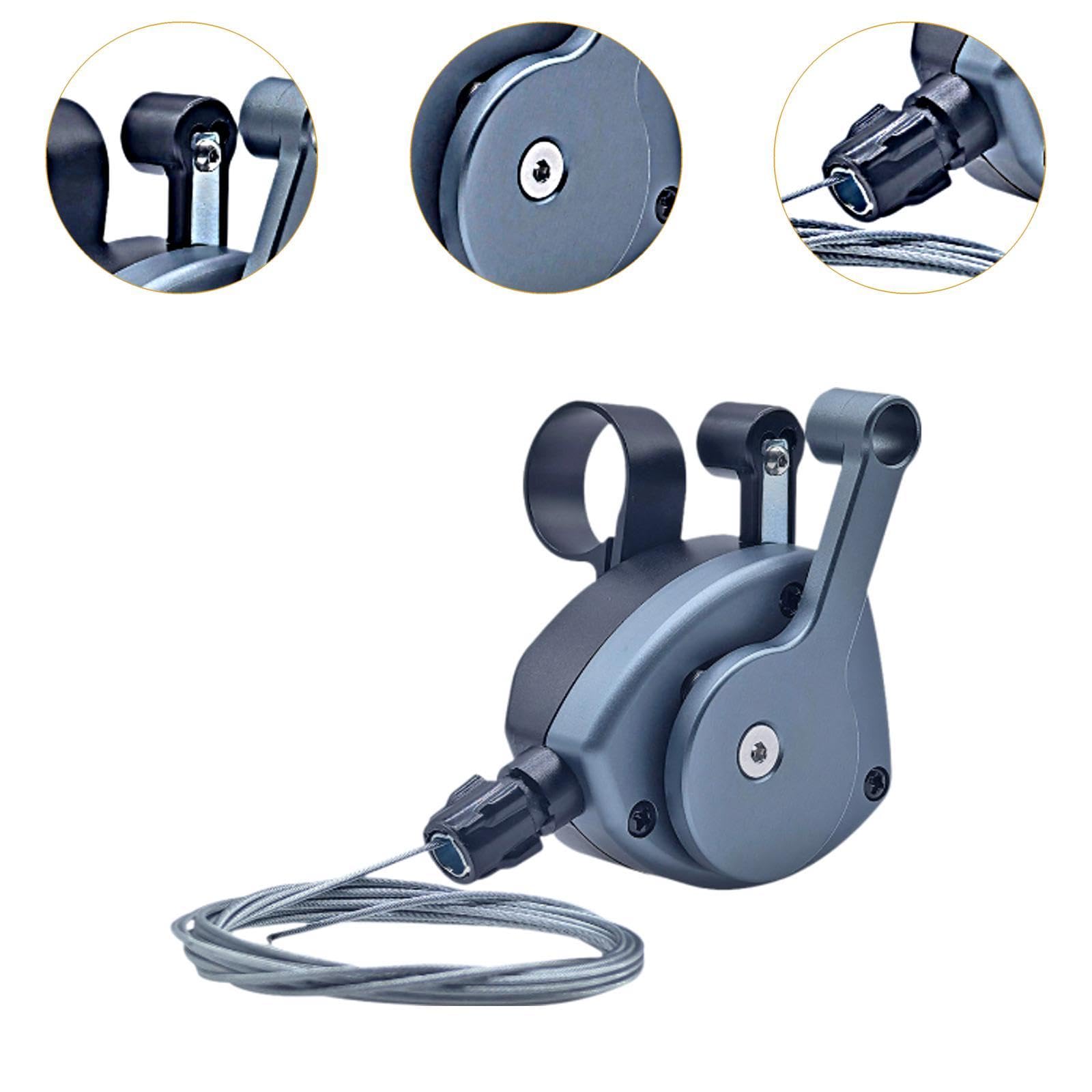 自転車用シフターレバー右側、ハンドルバーに取り付け可能な部品, グレー