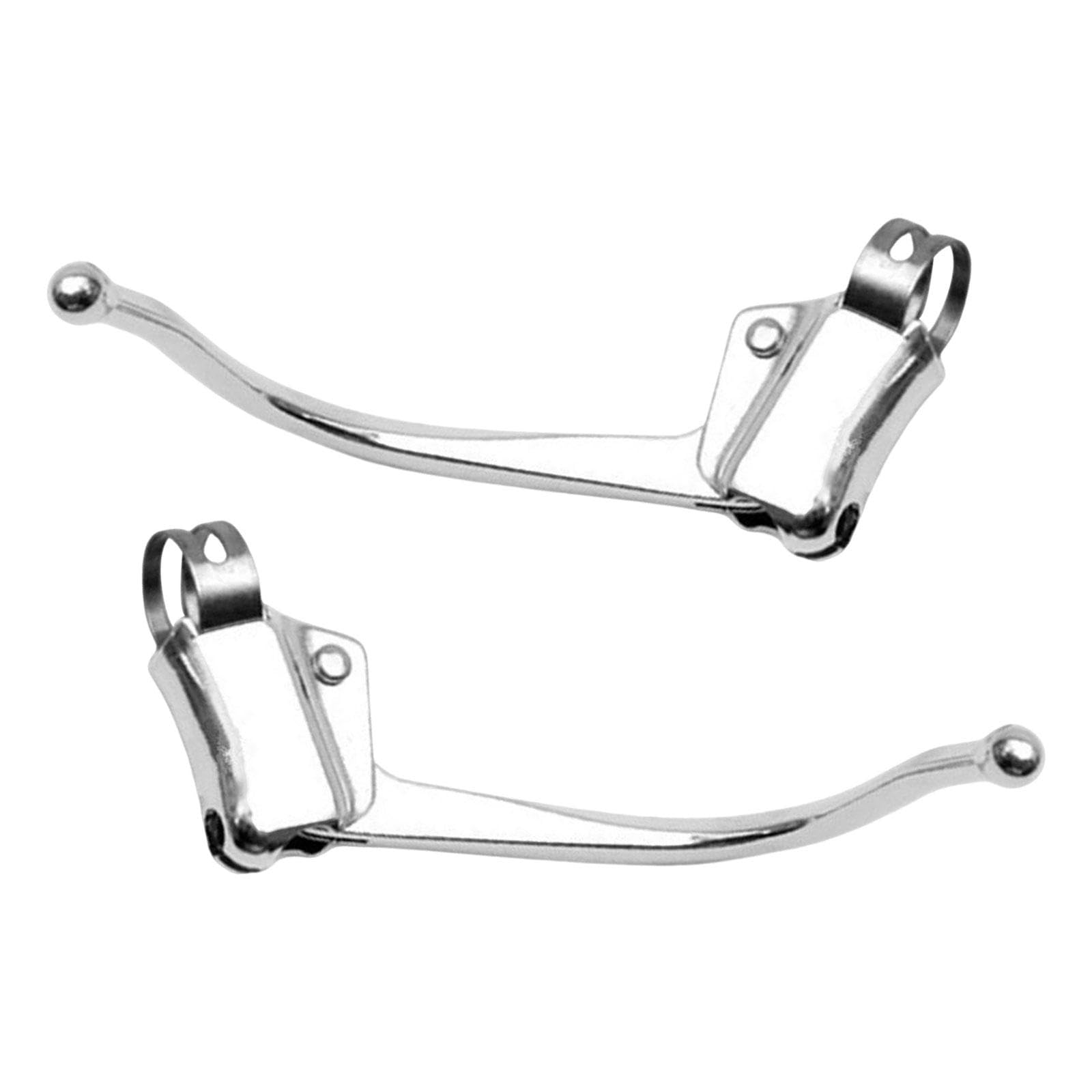 バイクブレーキレバー 個セット、ハンドルバー交換用, 黒