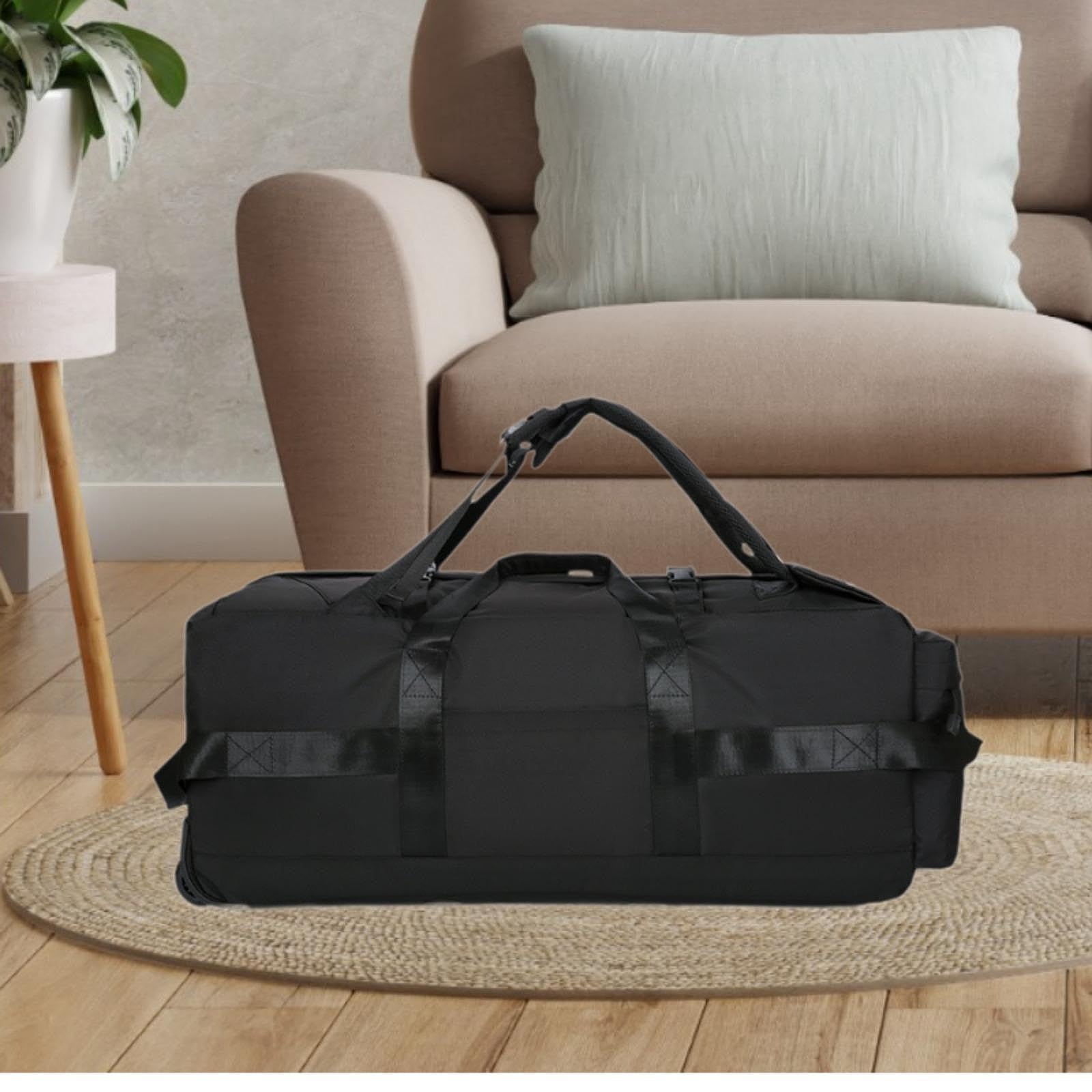 [] ローリングダッフルバッグ ハンドバッグ 折りたたみ式 多機能 頑丈 L 荷物付き