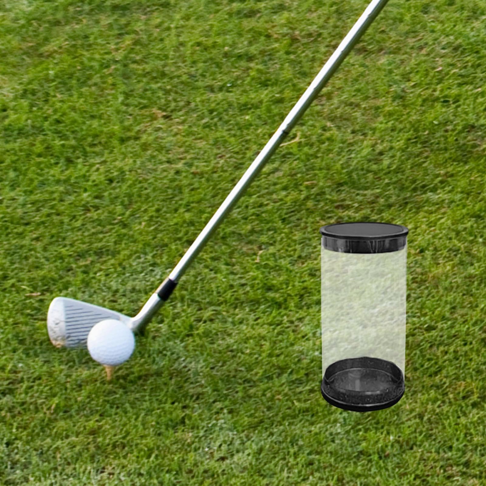 ゴルフボール収納チューブコンテナ、丸型傷防止透明ゴルフボールホルダー包装箱, ボール