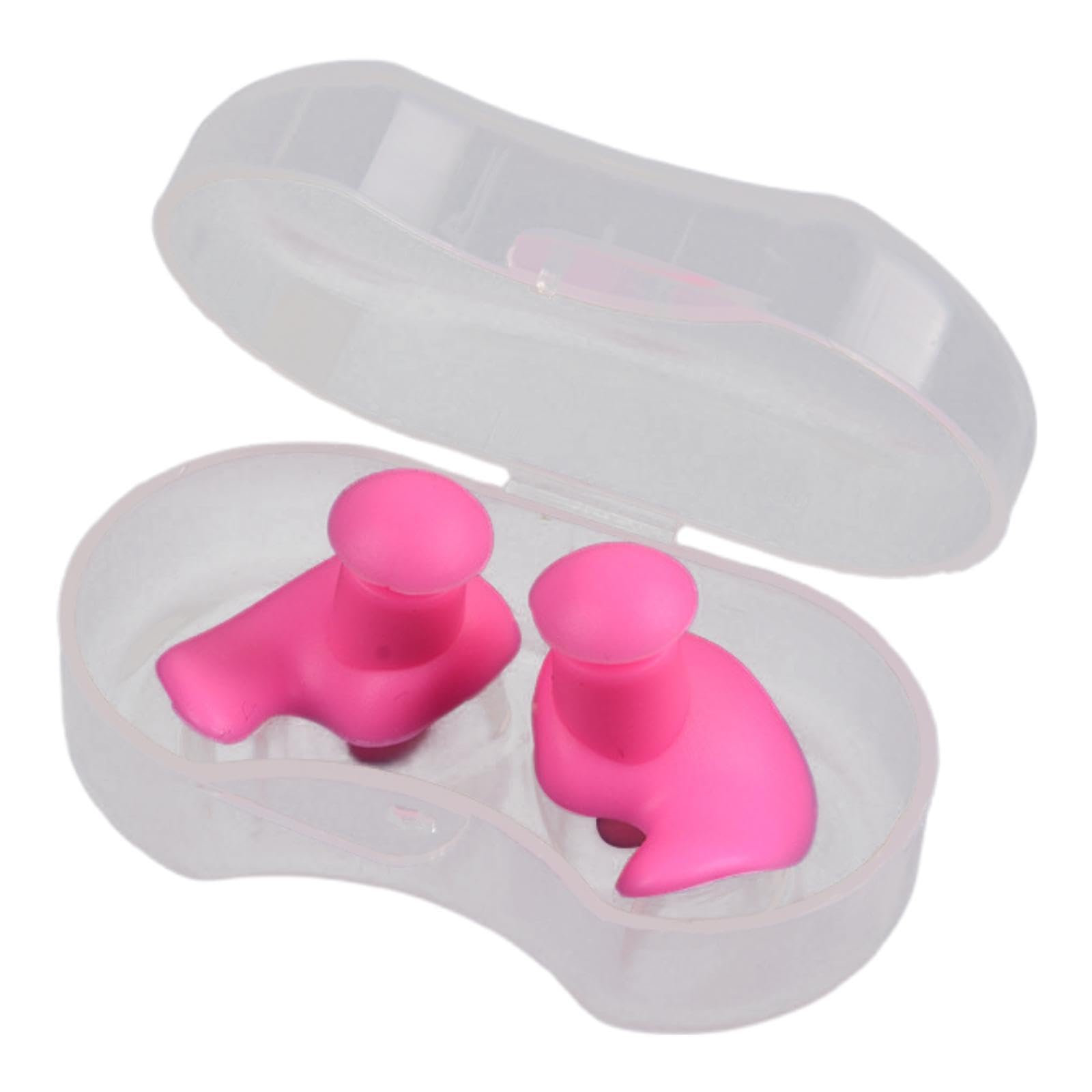 水中活動用シリコン耳栓イヤフォン再利用可能な耳保護スパイラルタイプ, 黒