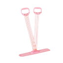 ハンドル付きエクササイズバンド 抵抗バンド ストレッチ用 プルロープ チェストエクスパンダー アウトドア 寮