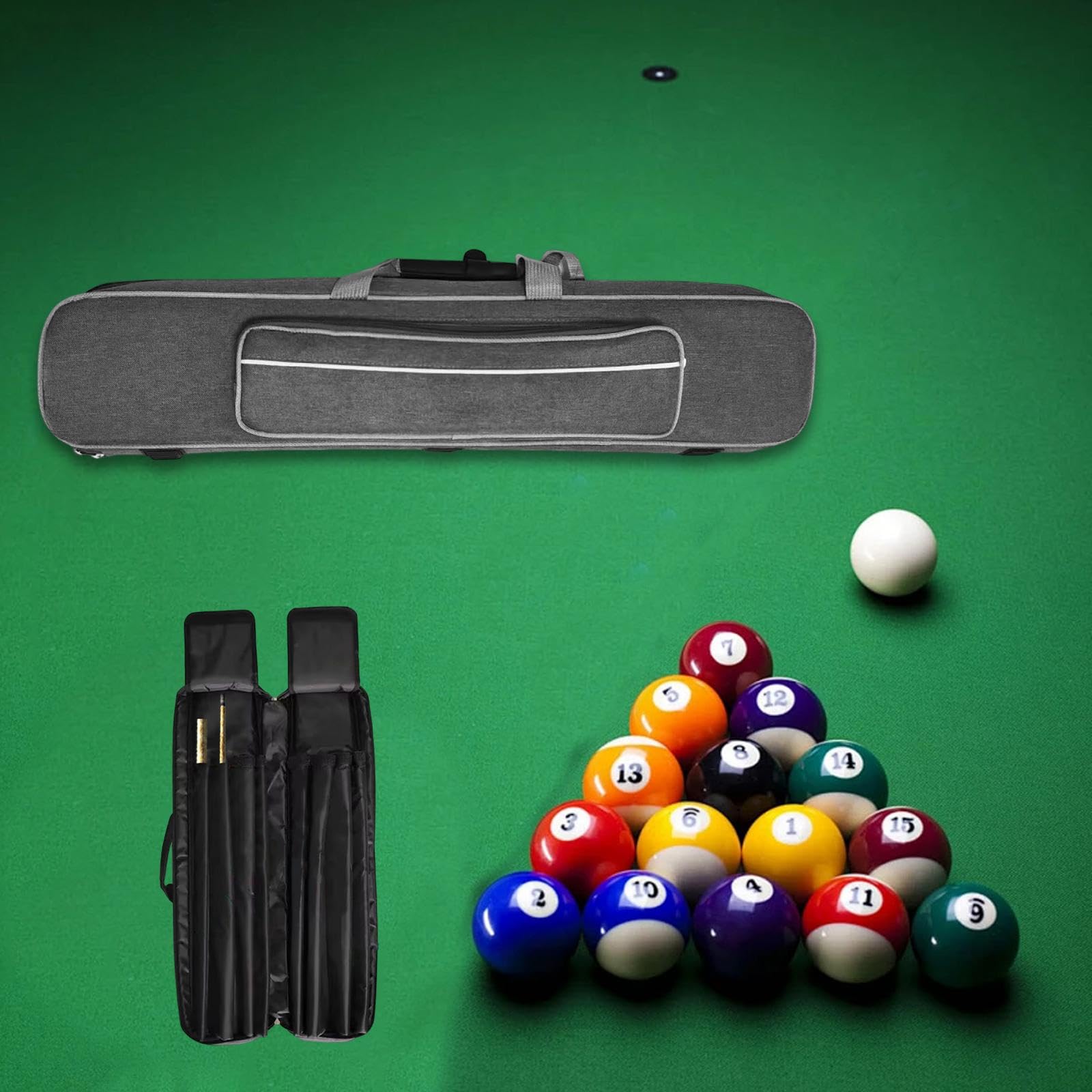 さかもとストアのビリヤードキュー収納バッグスヌーカー用男女兼用軽量タイプ｜アングル2