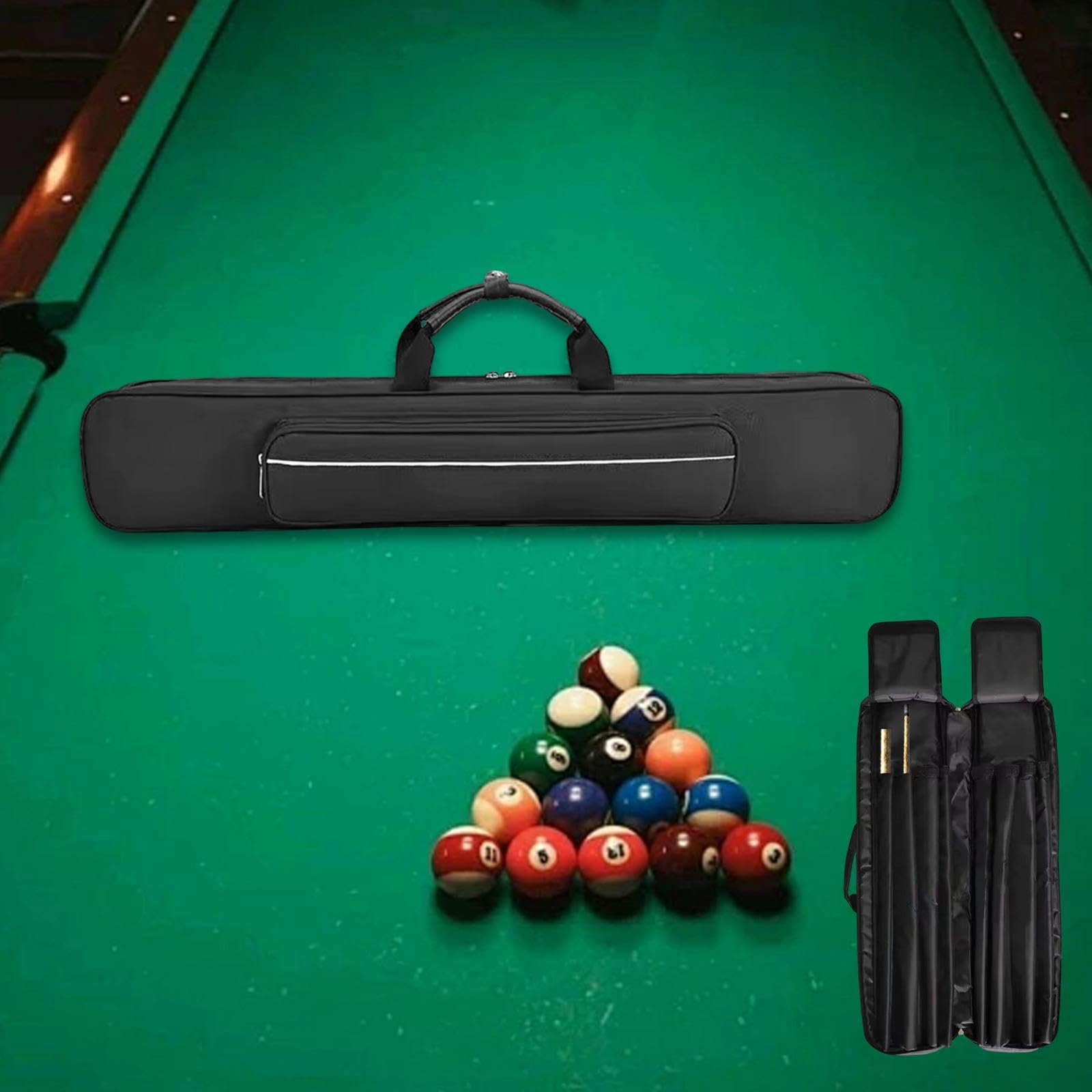 さかもとストアのビリヤードキュー収納バッグスヌーカー用男女兼用軽量タイプ｜アングル3