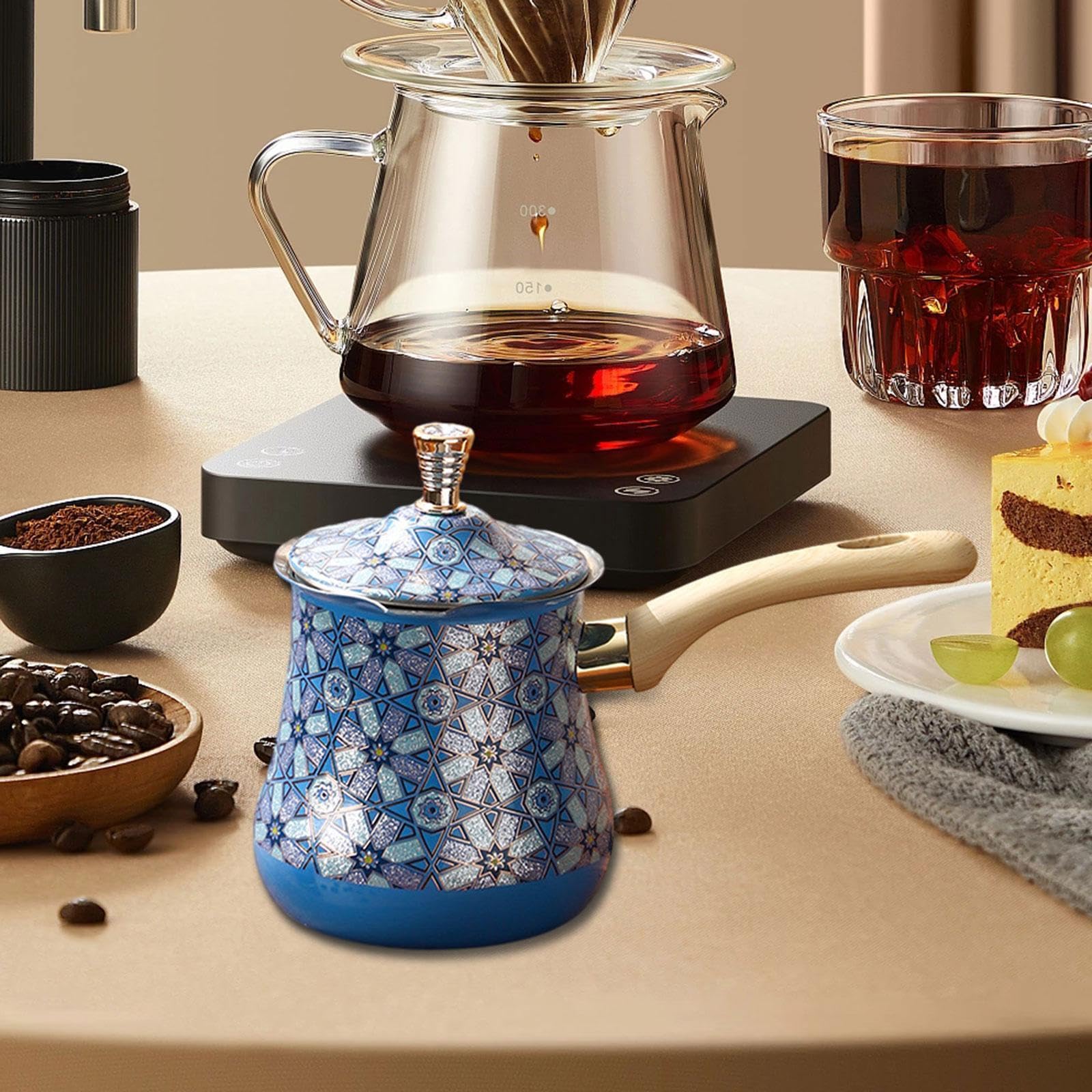 ステンレス製コーヒーポット、ハンドル付き、チョコレート溶解用ポット、キャンプやレストランに最適, ml