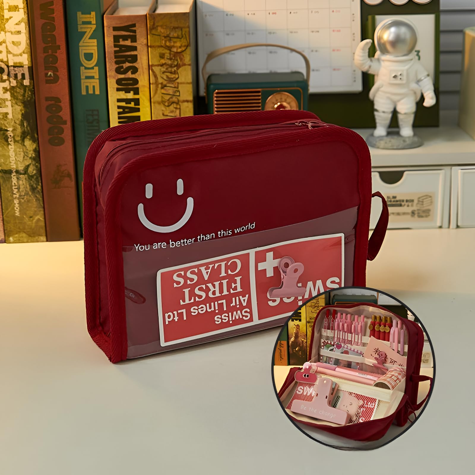 ポーチ ホルダー 貯蔵 安定していて倒れない すっきりした縫い目 多機能 携帯用 頑丈で耐久性のあるハンドル 持ち運びに便利