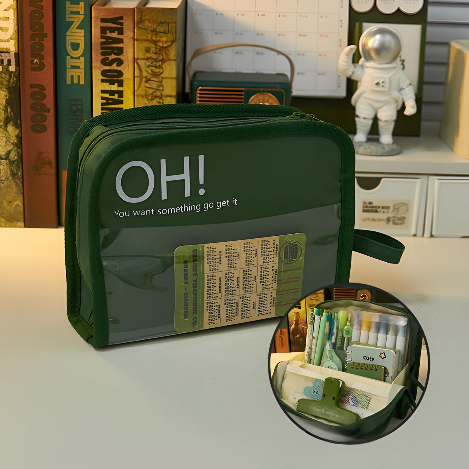 さかもとストアのポーチ ホルダー 貯蔵 安定していて倒れない すっきりした縫い目 多機能 携帯用 頑丈で耐久性のあるハンドル 持ち運びに便利｜アングル2