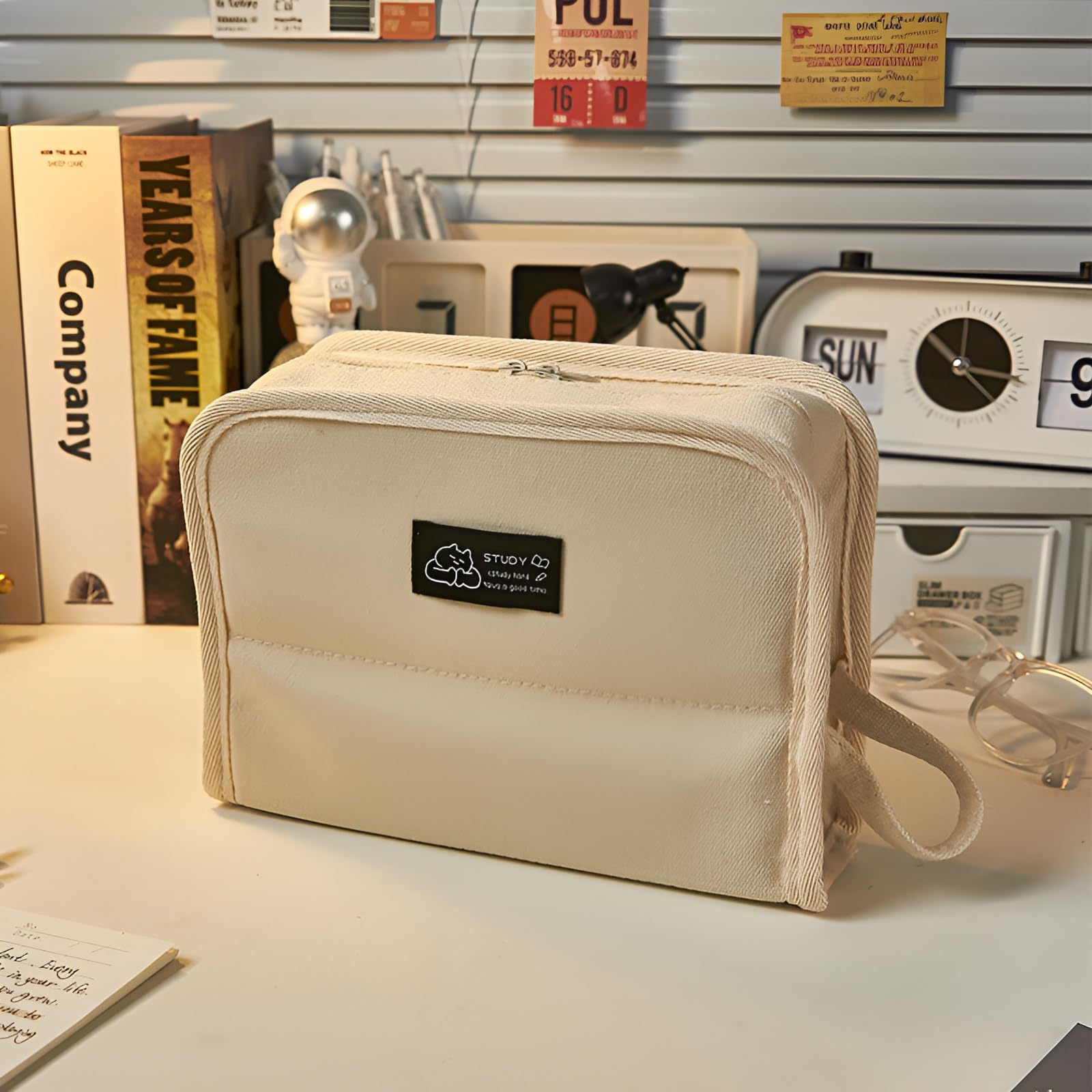 さかもとストアのポーチ ホルダー 貯蔵 安定していて倒れない すっきりした縫い目 多機能 携帯用 頑丈で耐久性のあるハンドル 持ち運びに便利｜アングル3