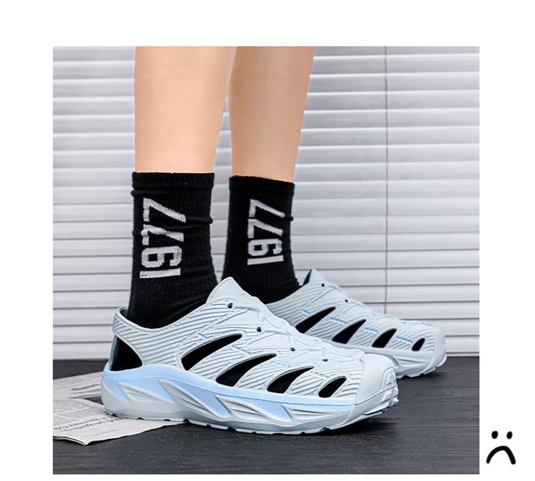 防滑サンダル 男性用 夏の外履きに適 超軽量「踏み心地革命」設計 通気孔で蒸れ防止 スポーツ/カジュアル両用 人工皮革使用【 付き】 洗えるビーチサンダル