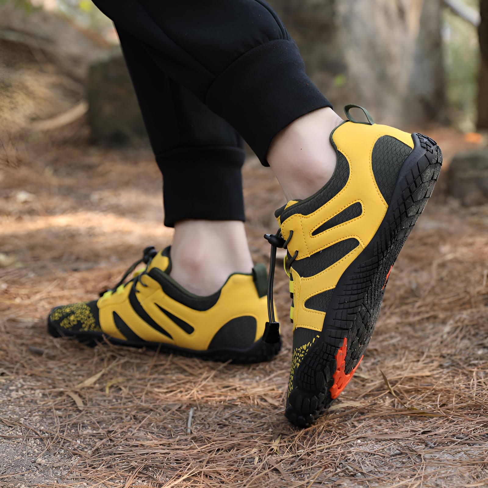 ジムトレーニングシューズ ベアフット設計 軽量&滑り止め 室内用運動靴 筋トレ フィットネス メンズ対応 通気性 長時間着用可能