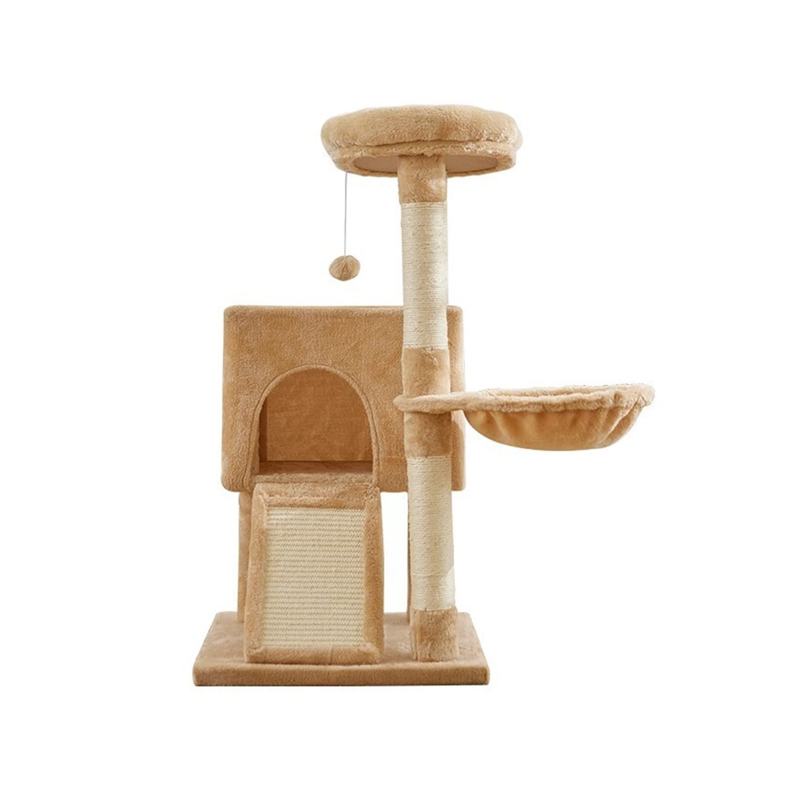 キャットツリー キャットクライミングフレーム 垂直 猫 スクラッチボード 猫砂 猫 木 1つは土地を占有..